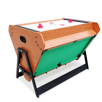 Table de jeux multifonctionnelle unisexe de luxe pour l'intérieur, 4 pieds, rabattable, en MDF écologique, personnalisable, 3 en 1 : billard/hockey sur glace/foot de table