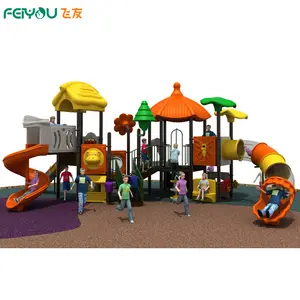 Terrain de jeu design parc d'attractions toboggan en plastique parc de pirate équipement de terrain de jeu extérieur moule rotatif terrain de jeu extérieur