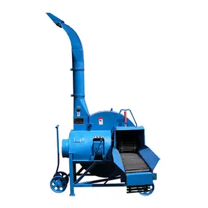 In Stock Feed Pellet Chaff Cutter Straw Grass Line Hammer Mill Crusher Machine