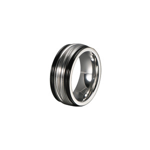 Men's Stainless Steel <b>Ring</b> Geometric Design SA1213 Wedding Jewelry Fashionable Durable Oil Resistant - Product Image 3