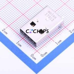 480371000 USB Connector Through hole Component (THT) Connector Type-A USB 2.0 Male Sink Board - Product Image 1