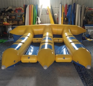 2025 2021 grande qualità Sport acquatici gonfiabili Flyfish barca per adulti 6 persone che volano pesce Banana Boat - Product Image 2