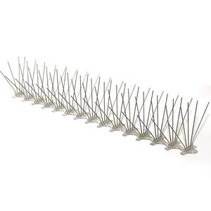 Polycarbonaat Basis Goot Anti Vogel Spikes Transparante Pc Duurzame 5 Cm/2.0 Inch Basis Is Gelijmd Of Geschroefd Op Elk Oppervlak