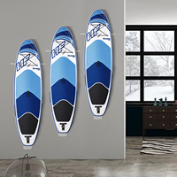 Support de mur de planche de surf en acrylique transparent présentoirs en acrylique présentoir de planche de surf support de planche de surf