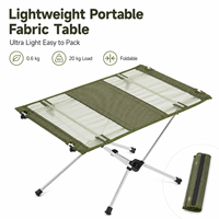 Mesa Plegable de Aluminio Ultraligera Personalizada, Mesa Auxiliar Portátil y Compacta para Acampar, Hacer Picnic y Viajar al Aire Libre