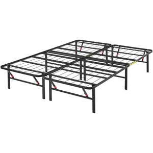 Estilo militar para salir, descanso para el almuerzo de <span class=keywords><strong>Metal</strong></span> portátil, plegable, para acampar, individual, para adultos, dormitorio, barandilla para ahorrar espacio, estante de almacenamiento - Product Image 1
