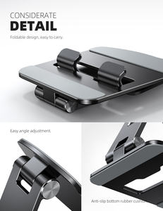 Support <span class=keywords><strong>de</strong></span> tablette multi-angle personnalisé Lamicall DT05, support <span class=keywords><strong>de</strong></span> bureau pliable, support <span class=keywords><strong>de</strong></span> téléphone, berceau pour liseuse électronique <span class=keywords><strong>de</strong></span> 4 à 13 pouces - Product Image 6