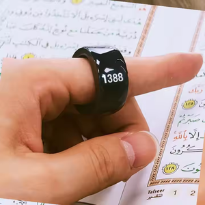Anillo Inteligente Zikr SQ668 2026, Contador de Tasbih con Aplicación, Sincronización con un Clic, 5 Horarios de Oración, Anillo Itasbeeh - Product Image 3