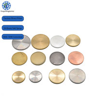 Pièces vierges en acier massif, cuivre ou laiton de 50 mm, 40 mm, 32 mm pour gravure laser de logo, lettres et thèmes, destinées à l'estampage de précision de métaux plats en gros