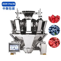 Automatische Vruchten Wegende Clamshell Verpakkingslijn Kersentomaat/Bosbessenbakje Vulmachine