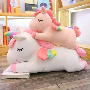 ตุ๊กตา<span class=keywords><strong>ยู</strong></span><span class=keywords><strong>นิ</strong></span>คอร์นน่ารัก หมอนนุ่ม ผ้าฝ้าย ของเล่นตุ๊กตายูนิคอร์น - Product Image 2