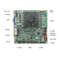 Carte mère embarquée industrielle X86 SBC avec processeur I5-8260U, 2 ports LAN, 10 ports USB, 2 ports COM, M2, PS2, SIM, SATA3.0, double HD