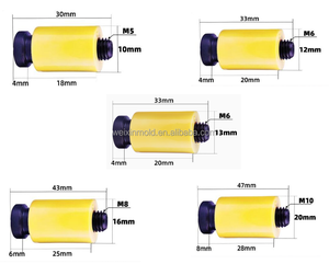 Замки разъёмные PL10, PL12, PL13, PL16, PL20 (жёлтые, оранжевые, белые, синие), конические болты 4137, нейлоновые втулки - Product Image 4