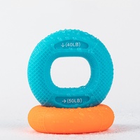 Anillo de silicona Hand Grip Fitness Fingertip Power Trainer para fuerza muscular mejora la fuerza de los dedos