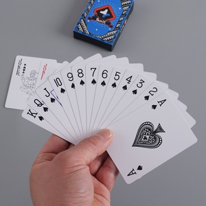 Cartes à jouer en PVC durables en gros pour les activités en dortoir étudiant, les jeux en famille en voyage, les rassemblements sociaux au café - Product Image 6