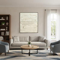 Peinture à l'huile abstraite faite à la main sur toile, encadrée, pour salon, hôtel, vente en gros