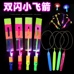 Mainan Bercahaya LED Light Kecil Flying Arrow Ketapel Flying Rocket untuk Anak-anak Grosir Diskon Besar-besaran dari Pabrik