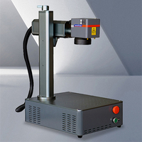 Nouvelle petite machine de marquage laser à fibre portable, compatible DXF, pour la gravure de bijoux en or et en argent, mini machine de gravure