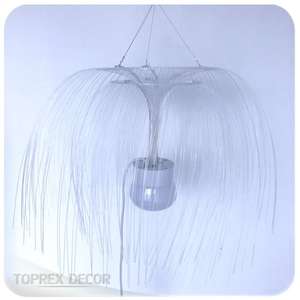 Lampe Méduse LED Fibre Optique Décoration de Noël pour Fête Evénement <span class=keywords><strong>Création</strong></span> d'Ambiance Vacances - Product Image 4
