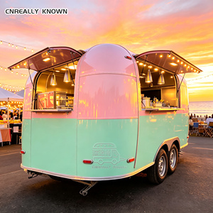 Food Truck de Luxe pour le Marché Français, Cuisine Mobile Moderne, Chariot à Crêpes, Gaufres et Desserts - Product Image 5