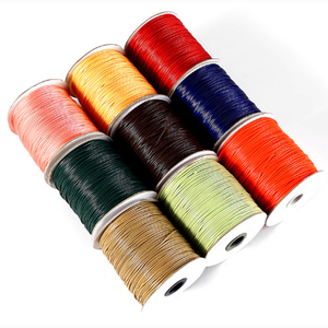 100% coton <span class=keywords><strong>macramé</strong></span> cordon pour la maison décorative mur bricolage sacs vêtements maison Textiles-2mm 3mm 4mm couleur cordes enduit - Product Image 6