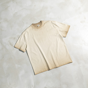 Camiseta con Logotipo Personalizado en Relieve 3D, Camisetas de Algodón con Transferencia Térmica, Camiseta Oversize de Algodón con Hombros Caídos para Hombre - Product Image 4