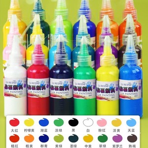 Peinture au doigt lavable pour enfants Peinture au doigt sûre et non toxique pour les tout-petits de 1 à 6 ans Fournitures d'art pour tout-petits Peinture à la <span class=keywords><strong>gouache</strong></span> - Product Image 6