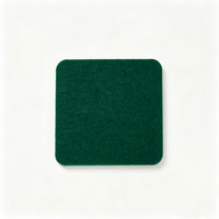 Sous-verres carrés en feutre de fibres chimiques, absorbants et antidérapants, de taille personnalisée, durables, pour bureau, bar et table – Vente en gros