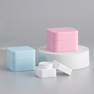 Rỗng 5ml 10ml 20ml 30ml 50ml nhựa PP Jar <span class=keywords><strong>container</strong></span> vuông mỹ phẩm chăm sóc da kem dưỡng da kem lọ - Product Image 2