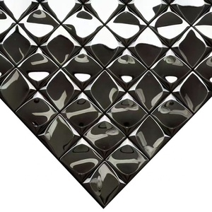 Mosaico de Acero Inoxidable Espejo 8K de Alto Brillo, Mosaico Metálico de Tamaño Personalizado para Baño, Spa o Pared de Fondo de <span class=keywords><strong>TV</strong></span> - Product Image 3