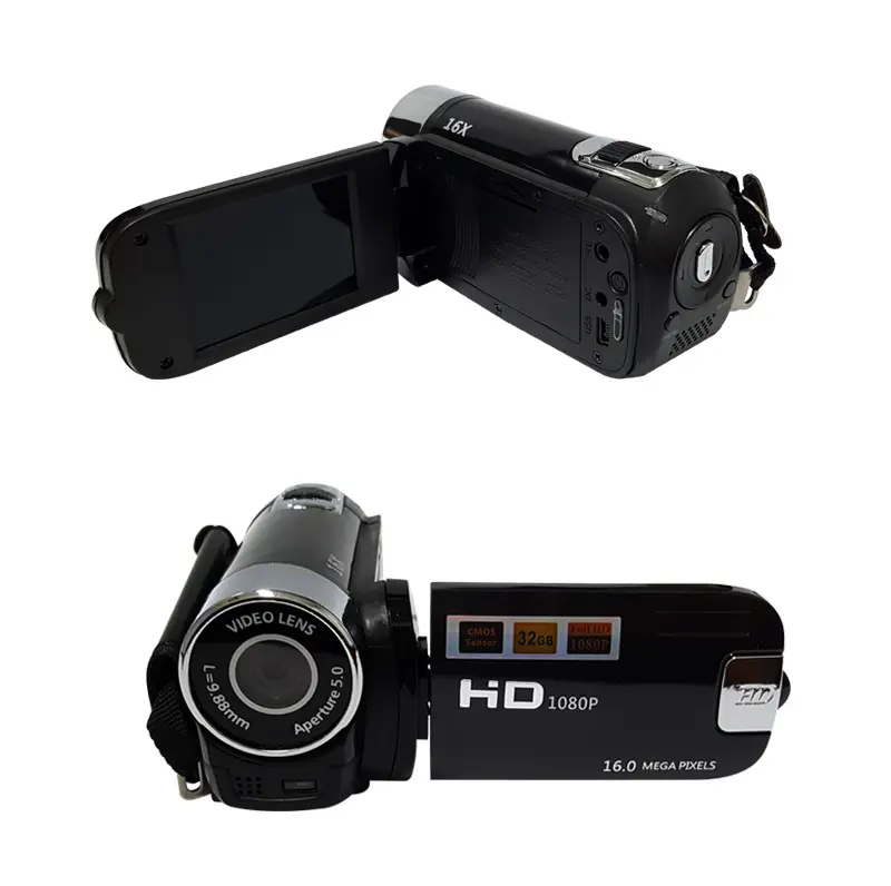 Digital Video Camera With 2.4-inch TFT Color Display And 16x Digital Zoom