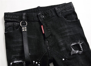 High Quality Men's <strong>Jeans</strong> Fitting Streetwear Wholesale <strong>Soft</strong> Ripped Denim Pants Men <strong>Jeans</strong> - Product Image 4