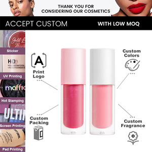 Vegan Glossy tùy chỉnh Glossy <span class=keywords><strong>Lip</strong></span> <span class=keywords><strong>Gloss</strong></span> nude sắc tố chất lỏng màu sắc mới nhãn hiệu riêng <span class=keywords><strong>Lip</strong></span> <span class=keywords><strong>Gloss</strong></span> - Product Image 4