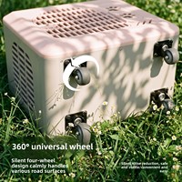 Sac de transport à roulettes pour chat et chien, sac à dos portable pour animaux de compagnie, taille extra-large, poussette anti-stress pour chien, cage pour chat, capsule spatiale