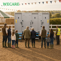 Wecare Dot Approved Trailer Restroom Luxury Portable Toilet Trailer Customized Bathroom Trailer with Shower