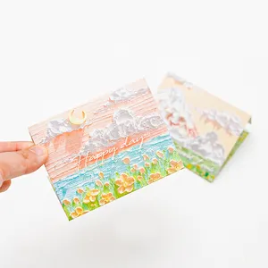 कस्टम रंगीन सोने की पन्नी कागज, लोगो व्यापार कार्ड प्रिंट के साथ कार्ड