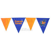 Banderole en tissu Polyester, fanion avec chaîne, drapeau de banderole