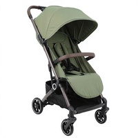 Poussette bébé Abon BSS096 pliable d'une main, légère, compacte, portable, en alliage d'aluminium et polyester, pour nouveau-nés de 0 à 3 ans, 22 kg