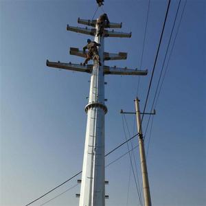 Poteau utilitaire octogonal en acier galvanisé NEA Standard 30ft 35ft 40ft pour la distribution électrique des Philippines, ligne électrique 11kV - Product Image 5