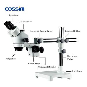 3.5X ~ 270X Zoom Contínuo Trinocular Microscópio Estéreo Digital com Câmera do Telefone Microscópio com Tela para Reparação & Testi - Product Image 4