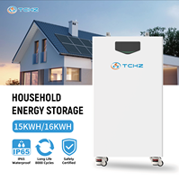 Paquete de Baterías Híbridas Apilables LiFePO4 de 16 kWh y 51.2 V con Clasificación IP65 para Almacenamiento de Energía Solar Doméstica y Respaldo, con 8000 Ciclos