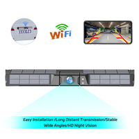 Caméra de plaque d'immatriculation solaire sans fil avec vidéo HD 720P, contrôle par application, étanche IP68 et fixation magnétique