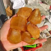 Prix d'usine – Pierres minérales naturelles irrégulières de guérison, fluorite jaune brute, quartz brut pour la décoration Feng Shui à domicile
