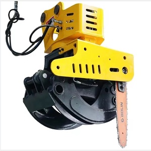 <span class=keywords><strong>360</strong></span> °   Draaiende graafmachine met grijper, zaag en volautomatische houtzaag- en grijpmachine - Product Image 1