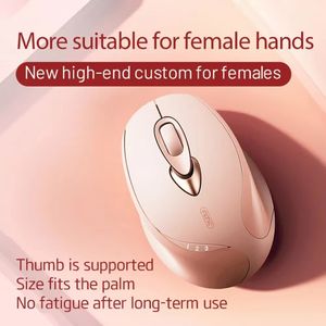 Dropshipping <span class=keywords><strong>Inphic</strong></span> M8P 2.4G Souris sans fil USB Mute Charging Girls Office Souris ergonomique portable avec affichage de puissance - Product Image 3