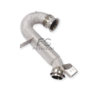 Tubo di Scarico OEM <span class=keywords><strong>a</strong></span> Flusso Diretto per Mercedes-Benz AMG GT50 GT53 3.0T in Acciaio Inox 304 Isolato, Miglioramento Prestazioni - Product Image 3
