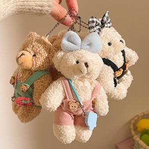 Porte-clés créatif en coton, adorable et mignon mini <span class=keywords><strong>ours</strong></span> en peluche pour sac, accessoires, petit <span class=keywords><strong>ours</strong></span> pour porter des vêtements - Product Image 2