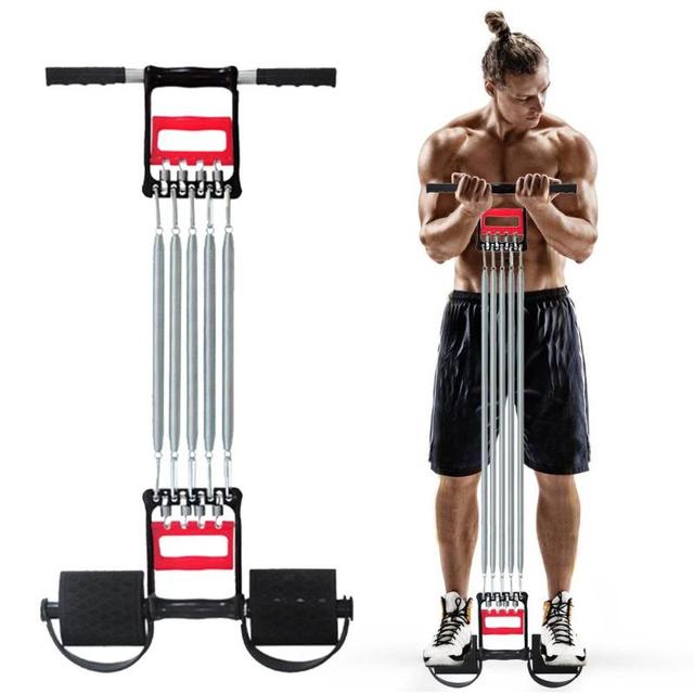 High Stretch ABS Engineering Plastic Carbon Spring Chest Developer Expander Men Tension Spring Puller Fitness Stainless Steel