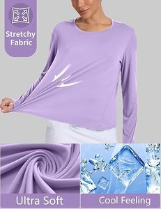 T-shirt de pêche grande taille pour femme, protection UV, manches longues, séchage rapide, léger, vêtements d'entraînement personnalisés - Product Image 5