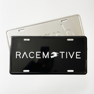 Placa de matrícula de aluminio para coche, logo personalizado de marca, distribuidor, para publicidad - Product Image 1